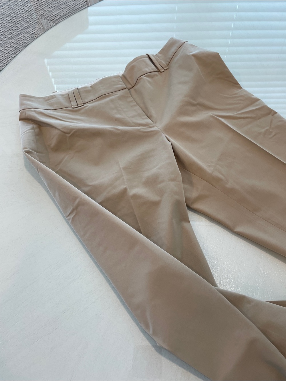 Ann Taylor Women's Khaki-Stretch Chinos in Light Tan